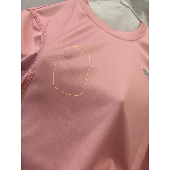 3/$15 SALE - World Wide Sportsman Girls Surfcaster Tropical Scene Shirt Size L - Picture 4 of 12